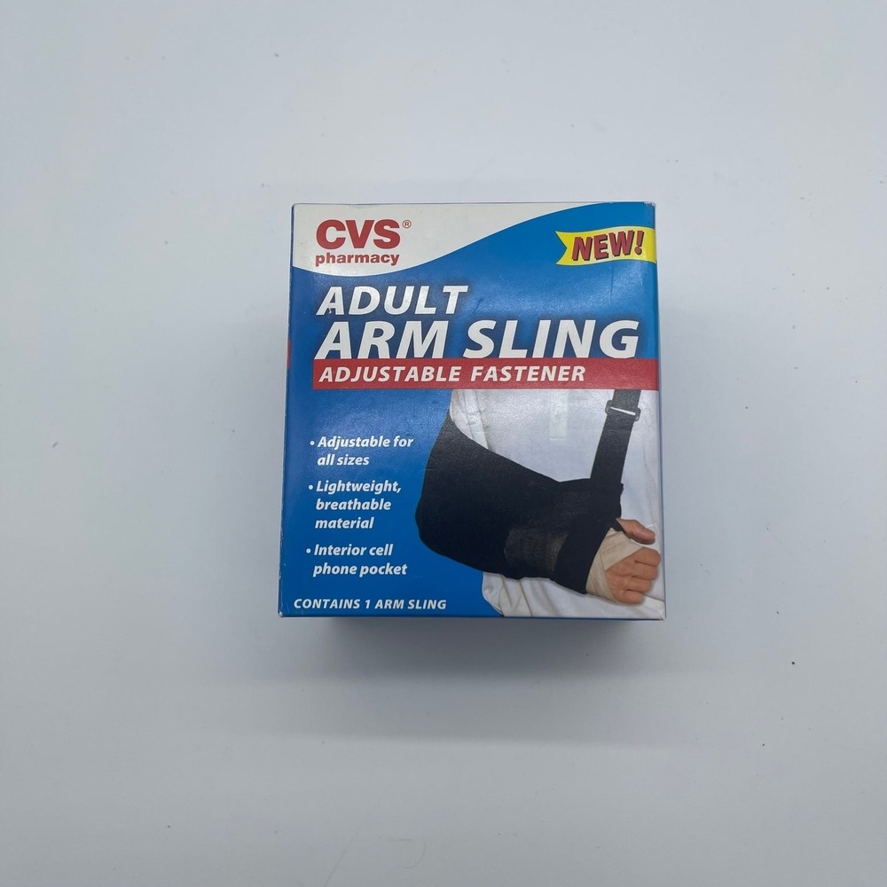 CVS Health Adult Arm Sling with Adjustable Fastener‎ and Interior Pocket